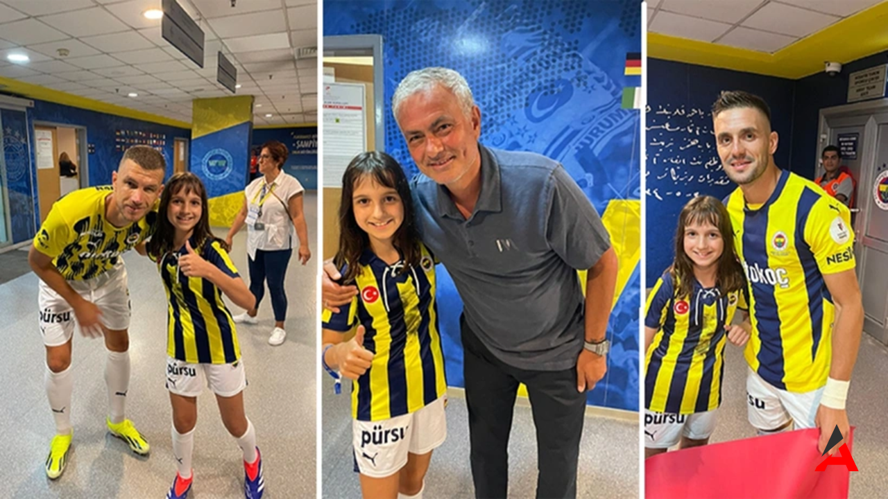 Aziz Yıldırım’ın Kızı Yaz; Mourinho ile Objektif Karşısında, Tadic ile Seremonide!