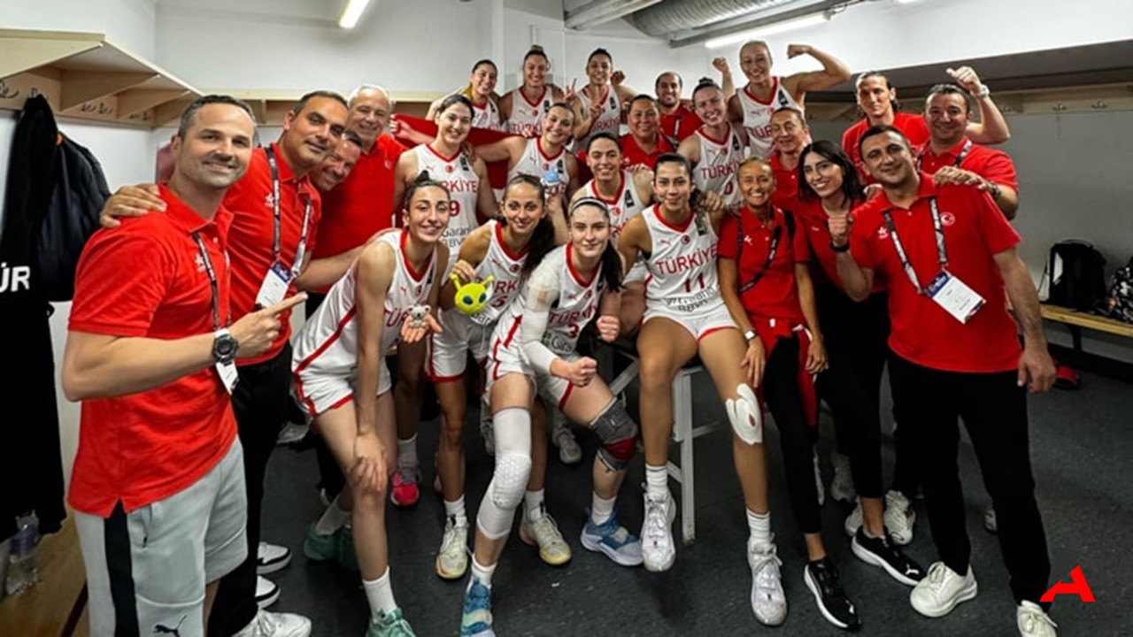 Türkiye U20 Kadın Basketbol Takımı, İsrail’i Yenerek Çeyrek Finale Yükseldi!