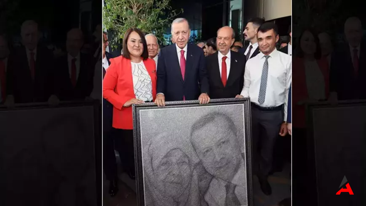 Cumhurbaşkanı Erdoğan’a Kuzey Kıbrıs’ta Anlamlı Hediye