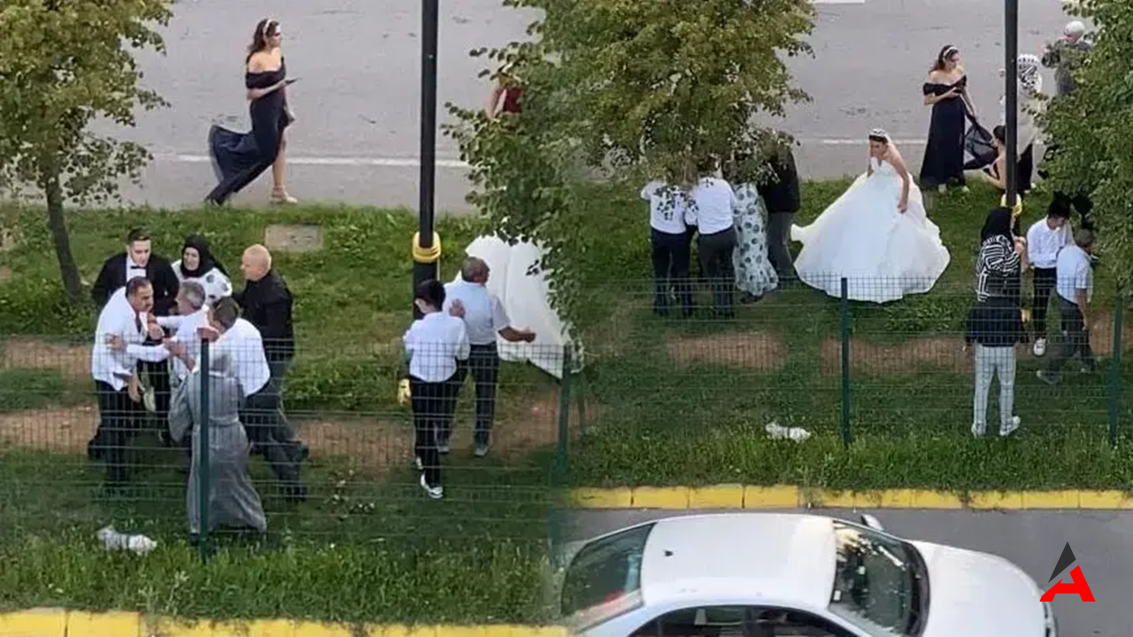 Düğün Günü Kabusa Döndü: Gelin ve Damat Aile Kavgasının Ortasında Kaldı!