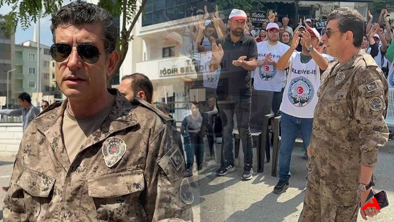 Emniyet Müdürü’nden Grevdeki İşçilere Destek, Sakız Çiğneme Krizi!