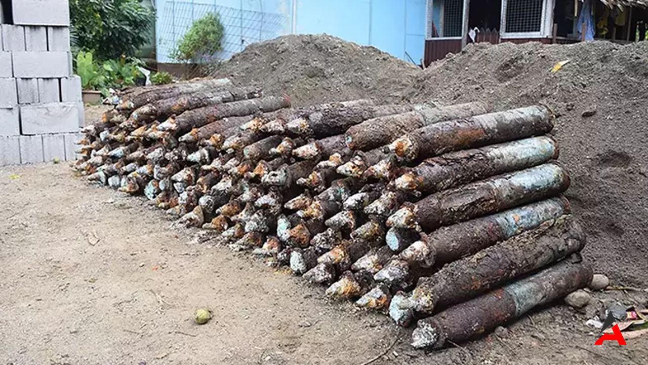 Okul Bahçesinde Sürpriz Keşif: II. Dünya Savaşı’ndan 202 Top Mermisi Bulundu!