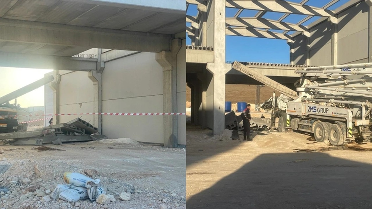 Gaziantep’te İnşaatta Feci Kaza: Vinç Operatörünün Üzerine Beton Blok Devrildi!
