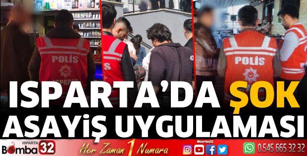 Isparta Asayiş Uygulaması: 91 Şahıs ve 65 Araç Denetlendi